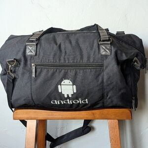 Android Google Corporate Swag Duffel Gym Bag - 20" Good Condition